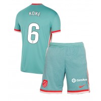 Dres Atletico Madrid Koke #6 Preč pre deti 2024-25 Krátky Rukáv (+ trenírky)